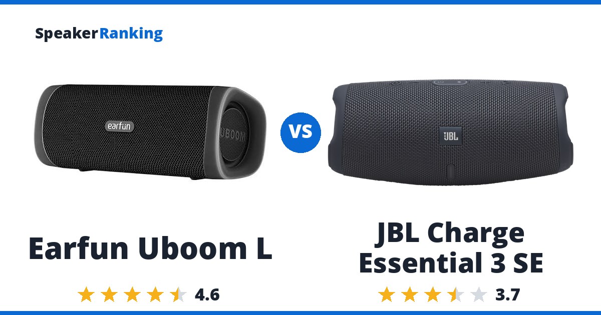 Earfun Uboom L vs JBL Charge Essential 3 SE