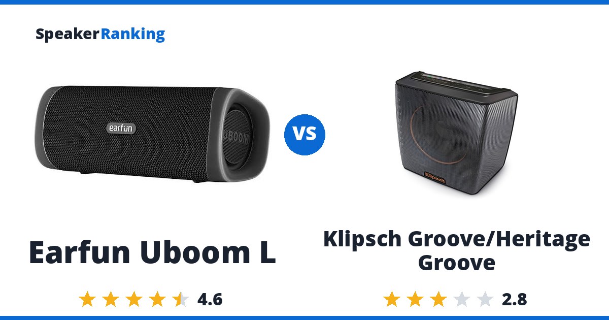 Earfun Uboom L vs Klipsch Groove/Heritage Groove