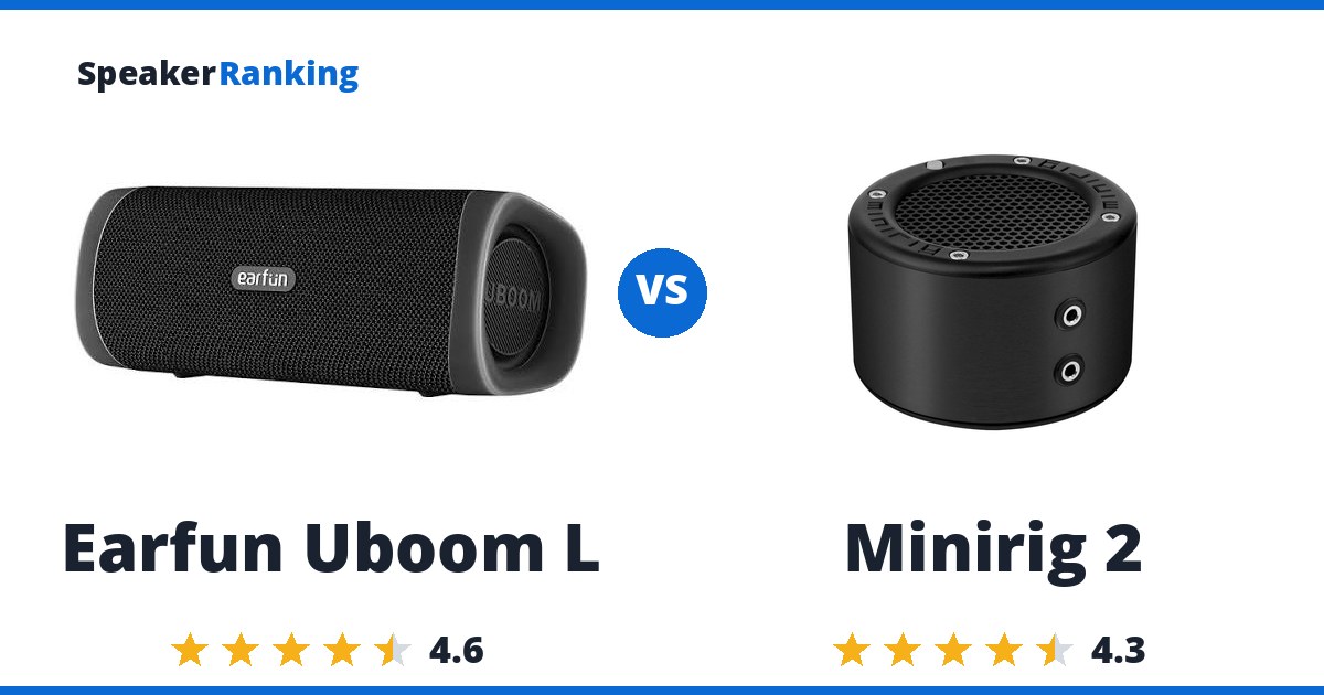 Earfun Uboom L vs Minirig 2
