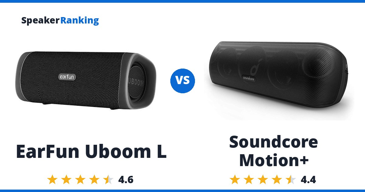 Earfun Uboom L vs Soundcore Motion+