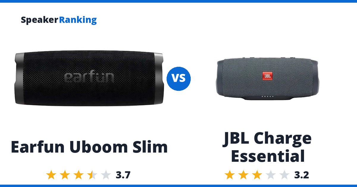 Earfun Uboom Slim vs JBL Charge Essential