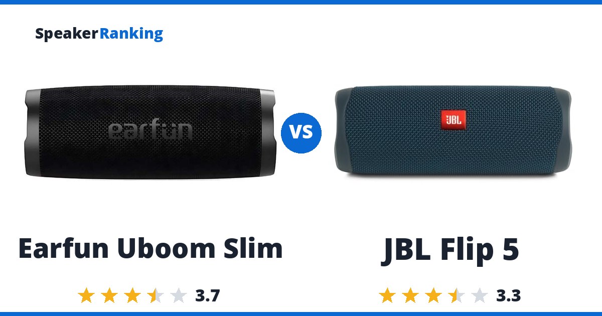 Earfun Uboom Slim vs JBL Flip 5