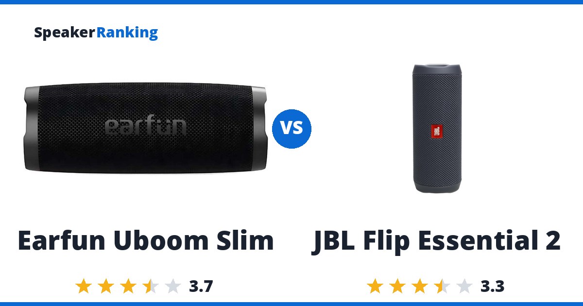 Earfun Uboom Slim vs JBL Flip Essential 2