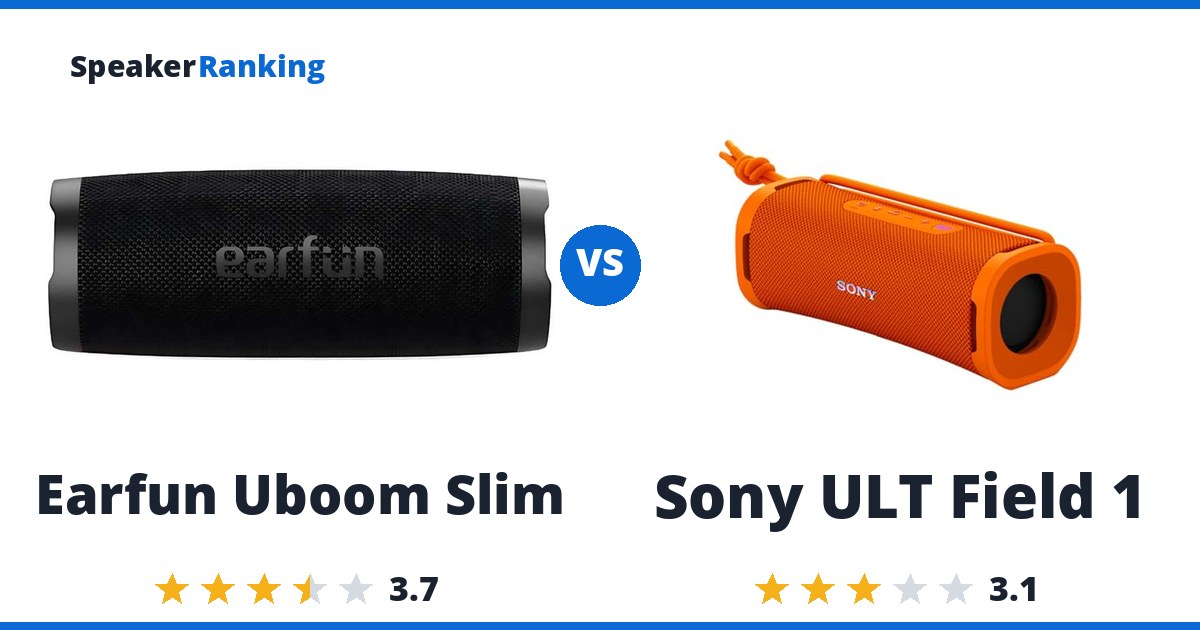 Earfun Uboom Slim vs Sony ULT Field 1