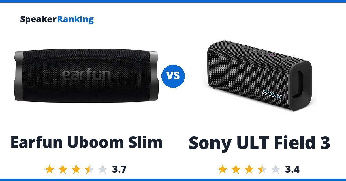 Earfun Uboom Slim vs Sony ULT Field 3
