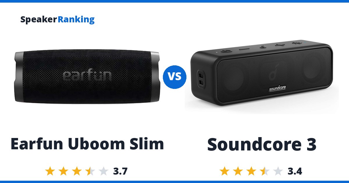 Earfun Uboom Slim vs Soundcore 3