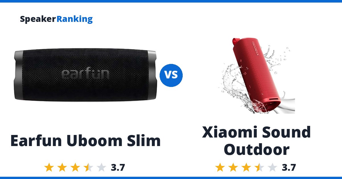 Earfun Uboom Slim vs Xiaomi Sound Outdoor
