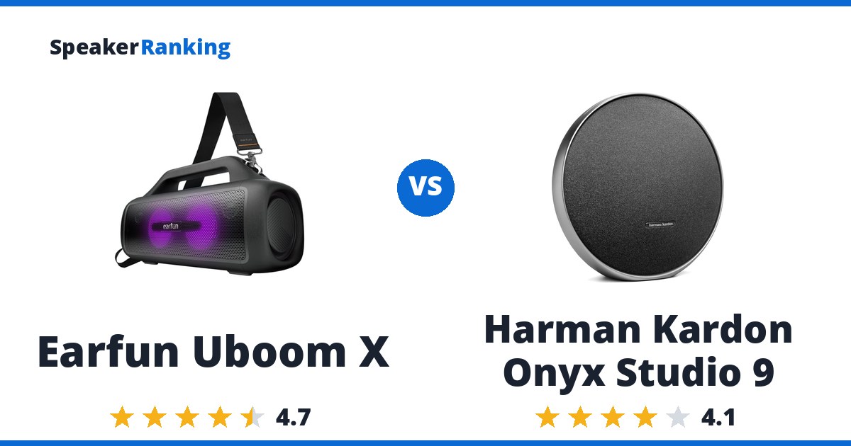 Earfun Uboom X vs Harman Kardon Onyx Studio 9