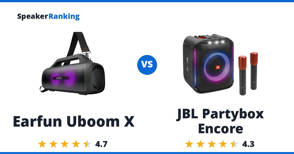 Earfun Uboom X vs JBL Partybox Encore