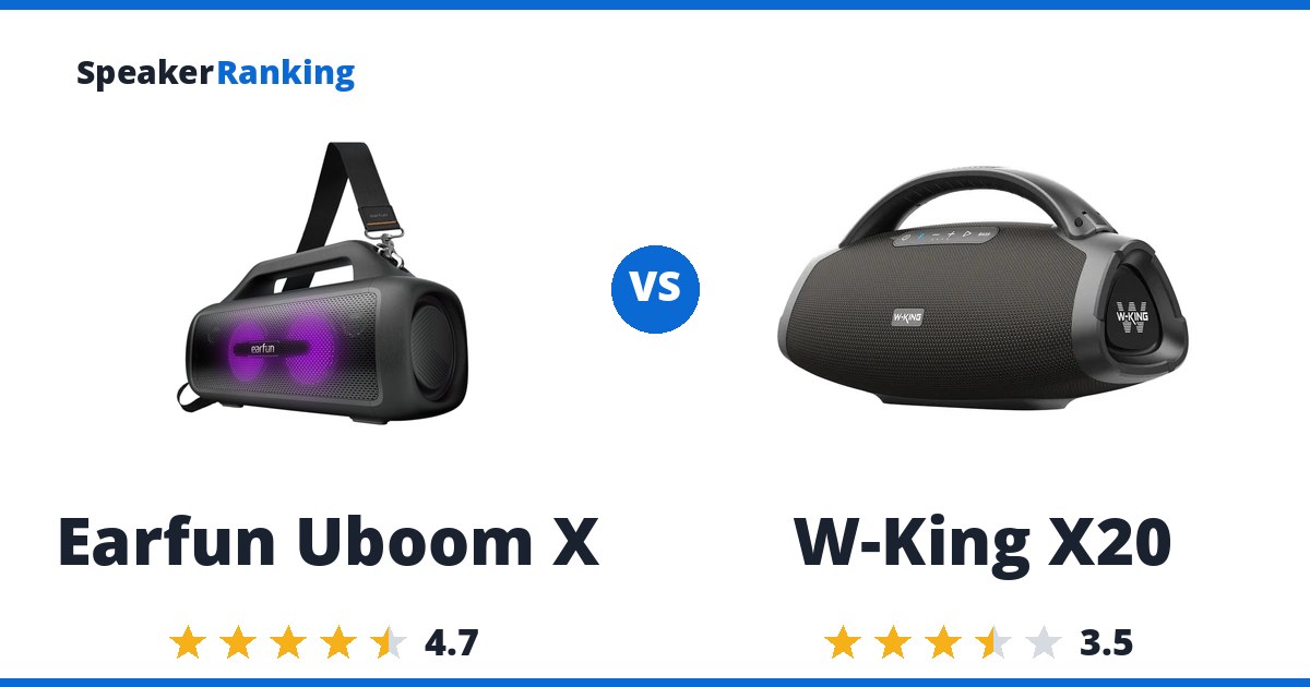 Earfun Uboom X vs W-King X20