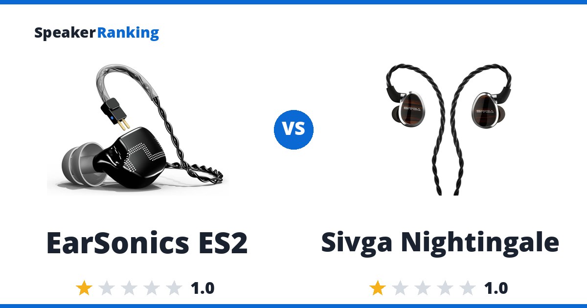 EarSonics ES2 vs Sivga Nightingale