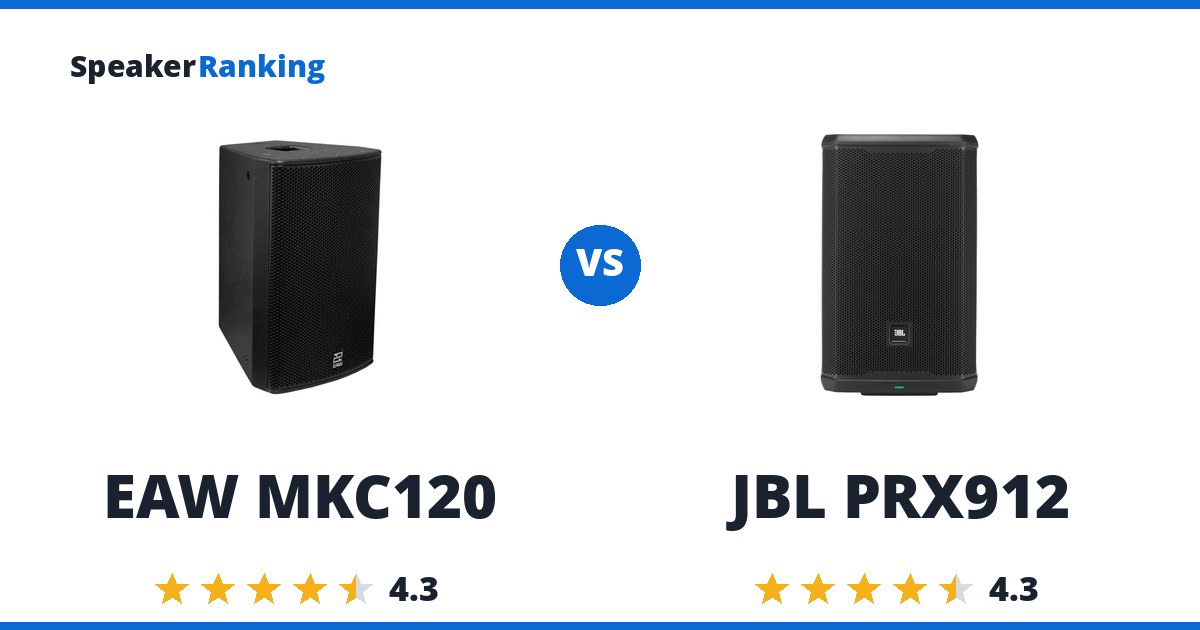EAW MKC120 vs JBL PRX912