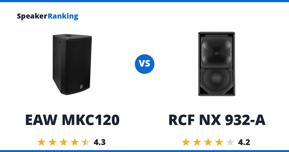 EAW MKC120 vs RCF NX 932-A