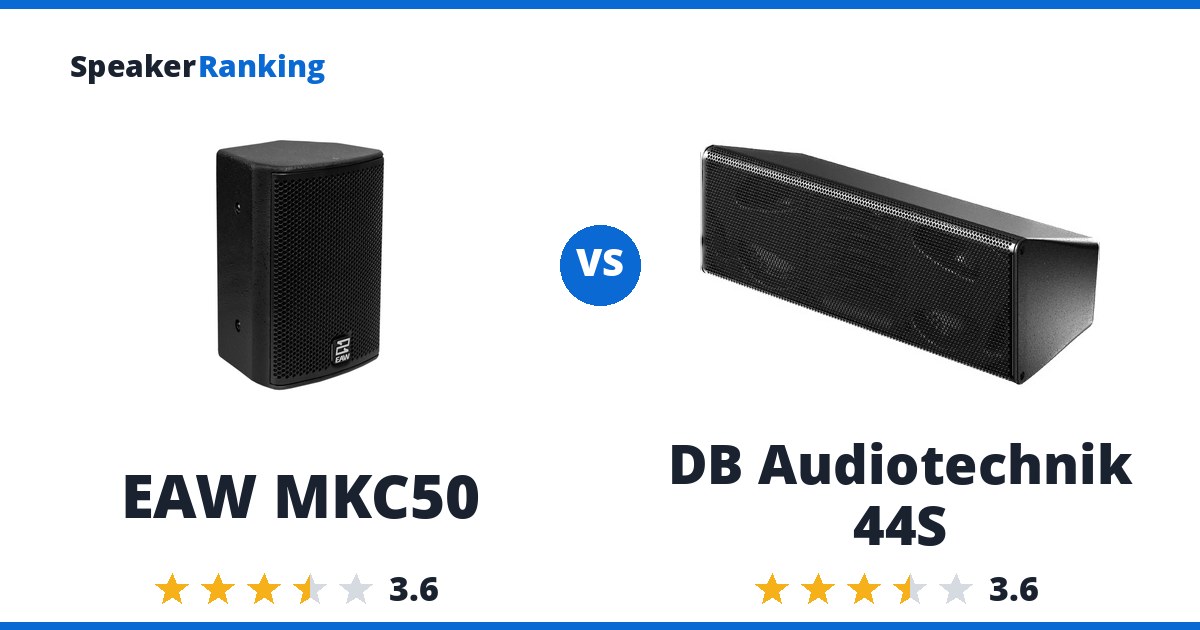 EAW MKC50 vs DB Audiotechnik 44S