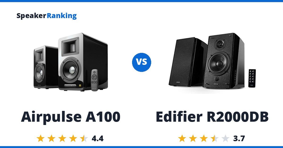 Airpulse A100 vs Edifier R2000DB