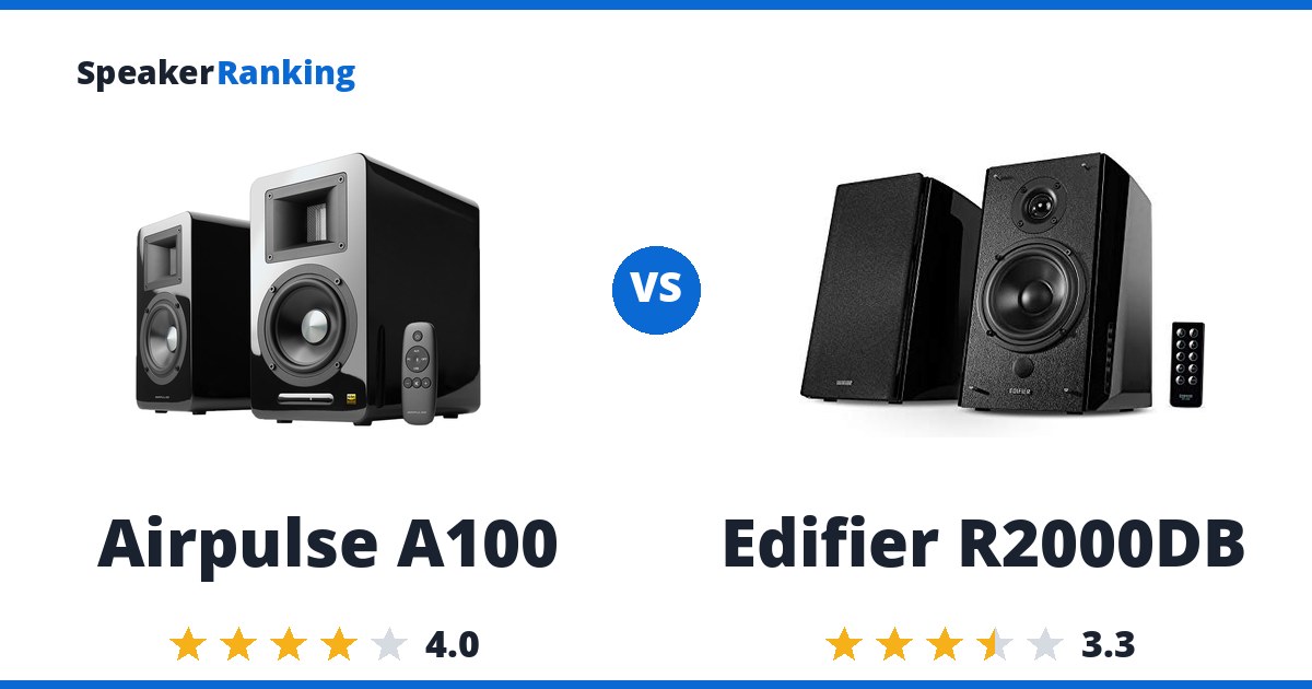 Airpulse A100 vs Edifier R2000DB