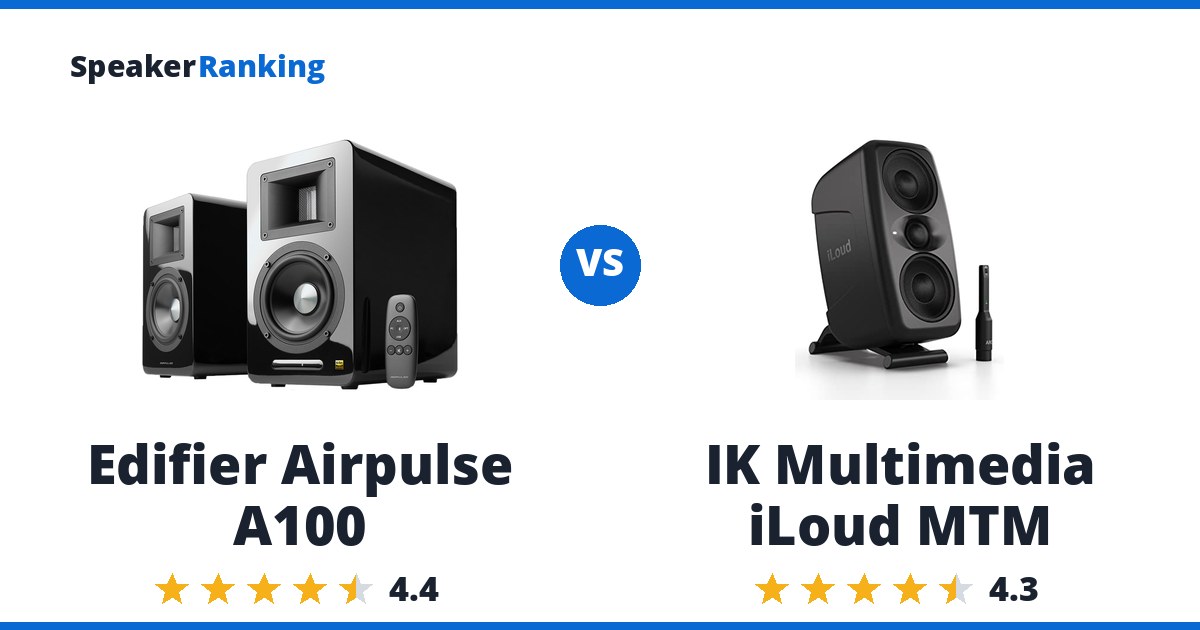Edifier Airpulse A100 vs IK Multimedia iLoud MTM