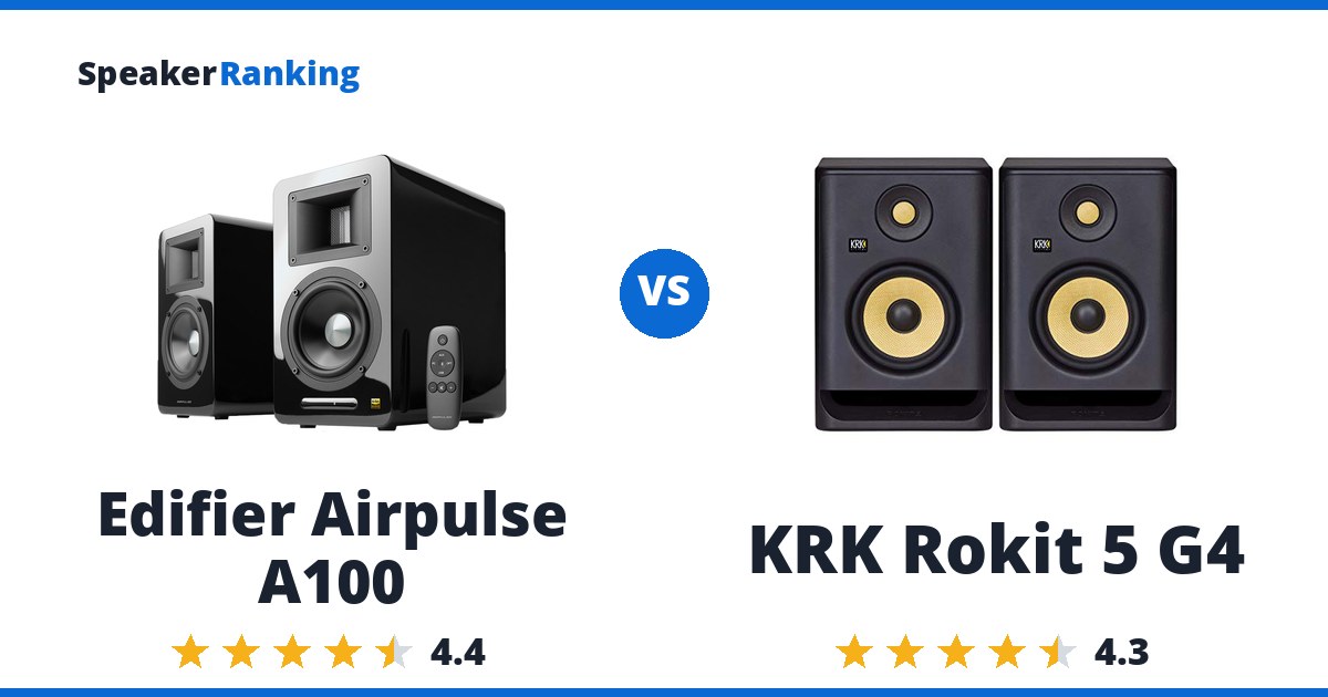 Edifier Airpulse A100 vs KRK Rokit 5 G4