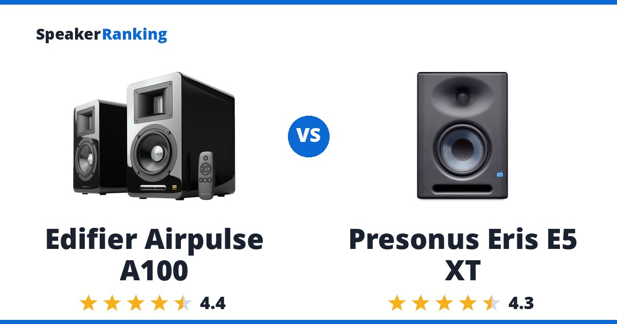 Edifier Airpulse A100 vs Presonus Eris E5 XT