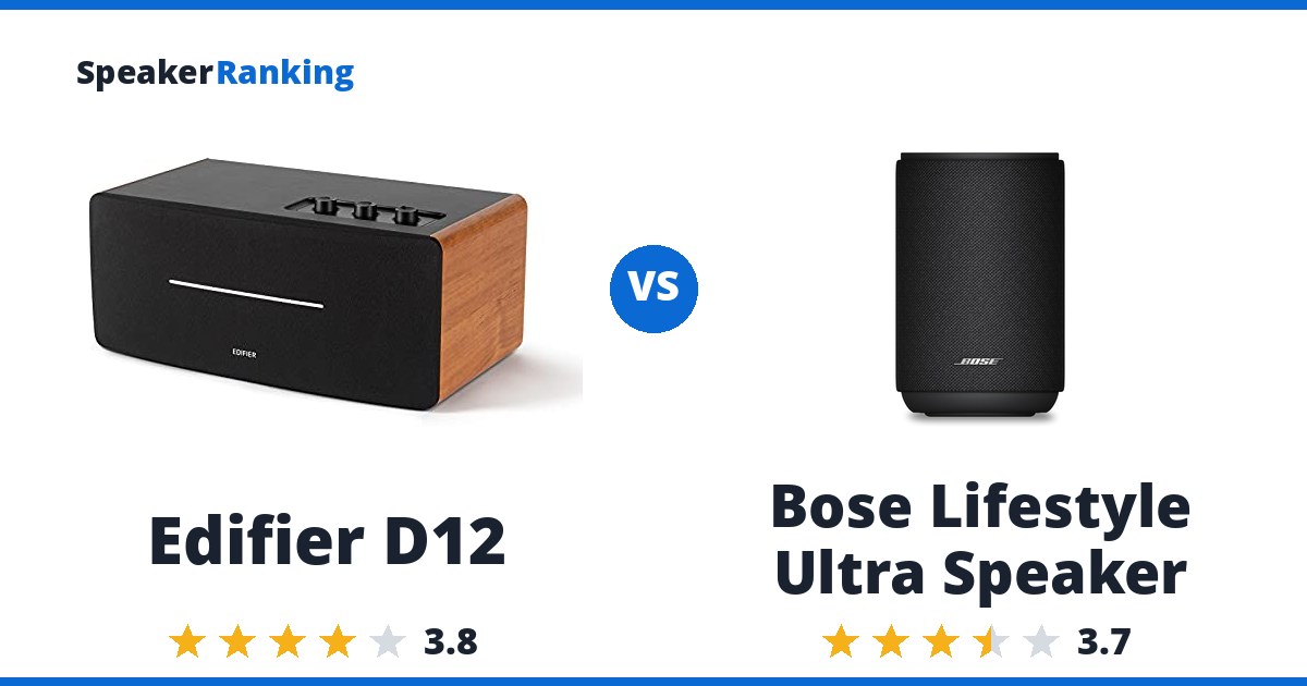 Edifier D12 vs Bose Lifestyle Ultra Speaker