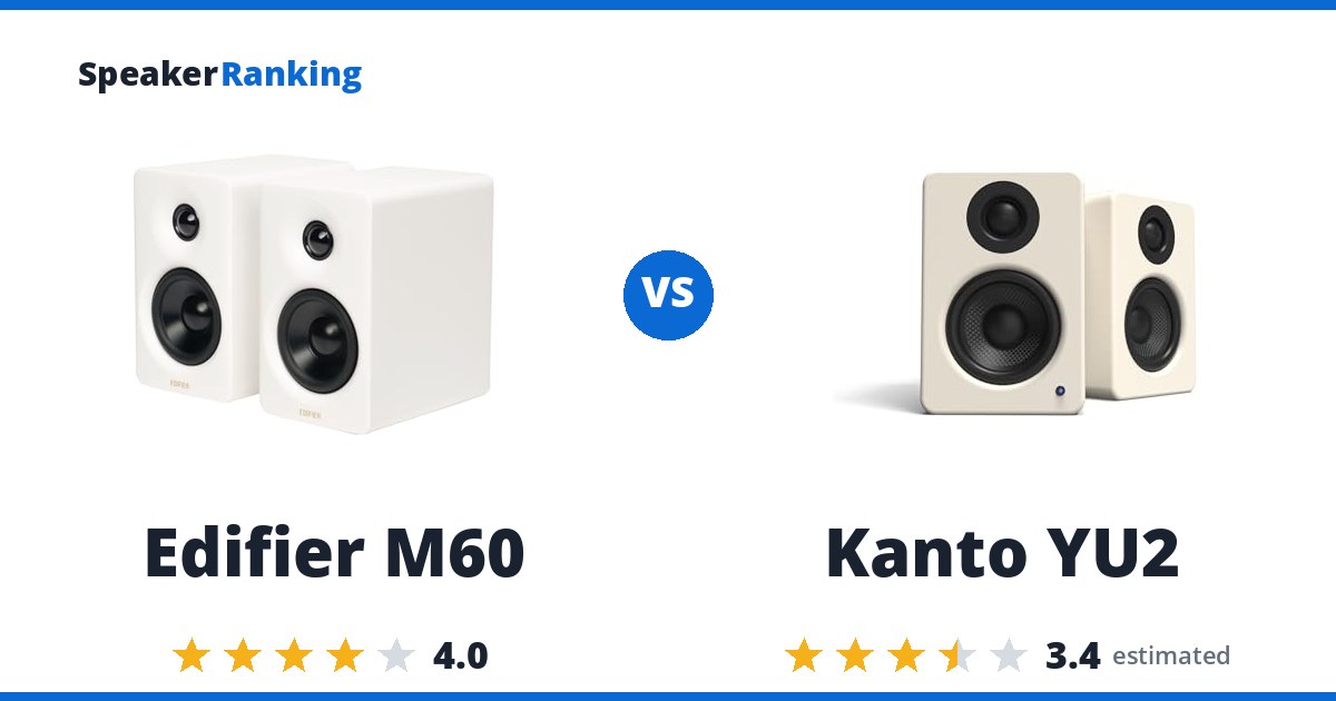Edifier M60 vs Kanto YU2