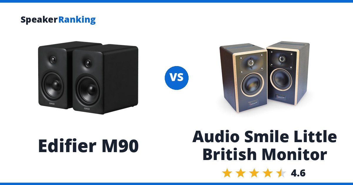 Edifier M90 vs Audio Smile Little British Monitor