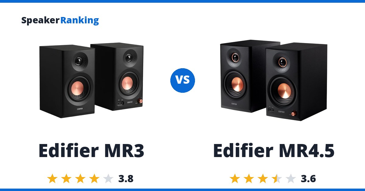 Edifier MR3 vs Edifier MR4.5