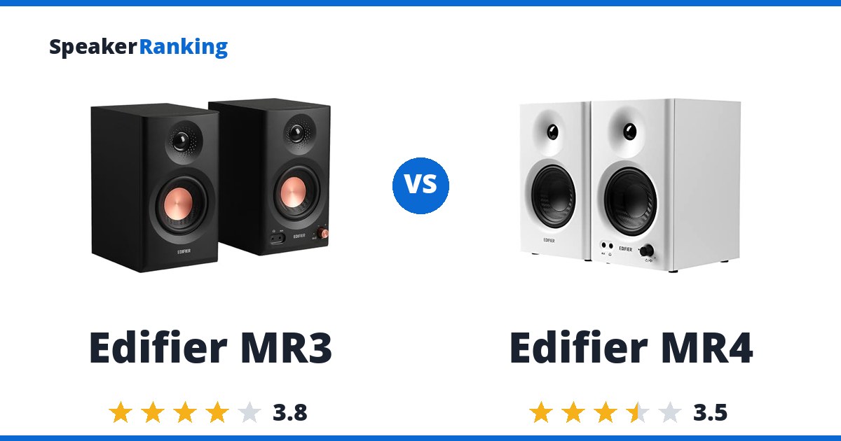Edifier MR3 vs Edifier MR4