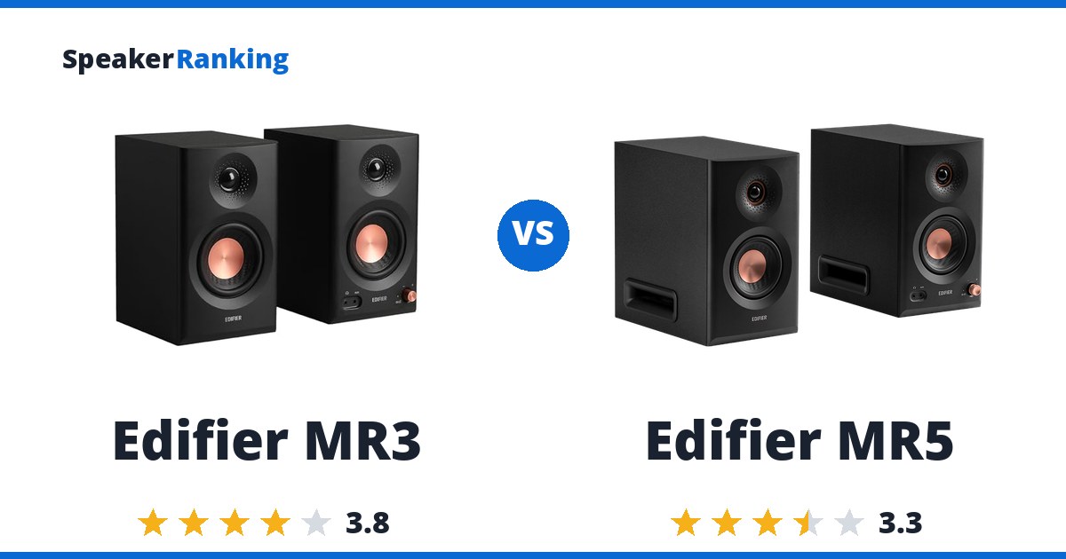 Edifier MR3 vs Edifier MR5