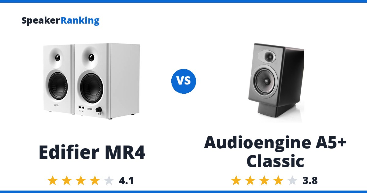 Edifier MR4 vs Audioengine A5+ Classic
