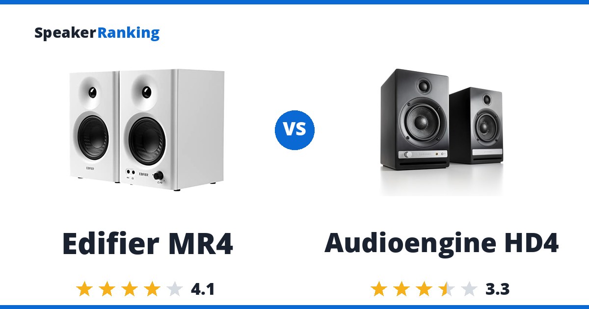 Edifier MR4 vs Audioengine HD4