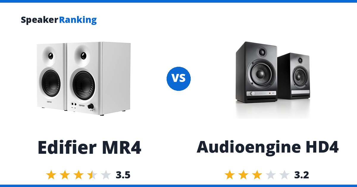Edifier MR4 vs Audioengine HD4