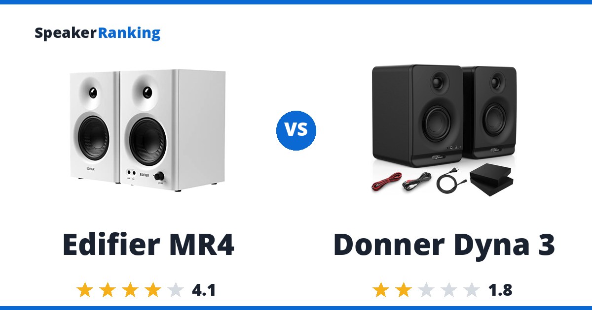 Edifier MR4 vs Donner Dyna 3