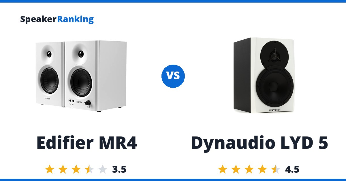 Edifier MR4 vs Dynaudio LYD 5
