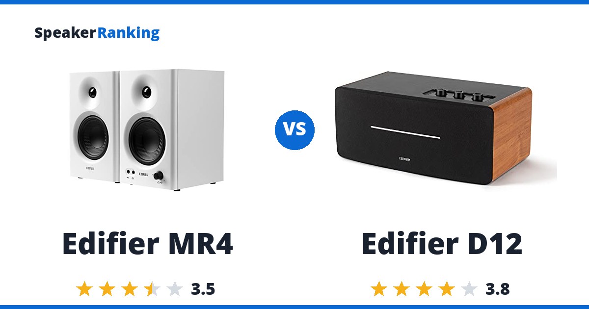 Edifier MR4 vs Edifier D12