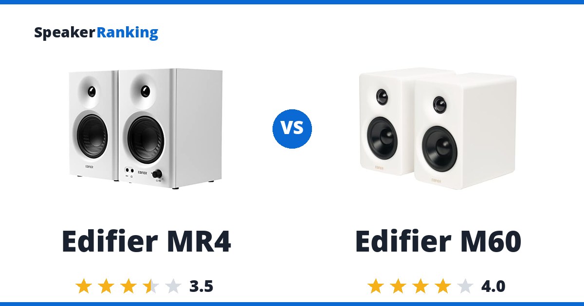 Edifier MR4 vs Edifier M60