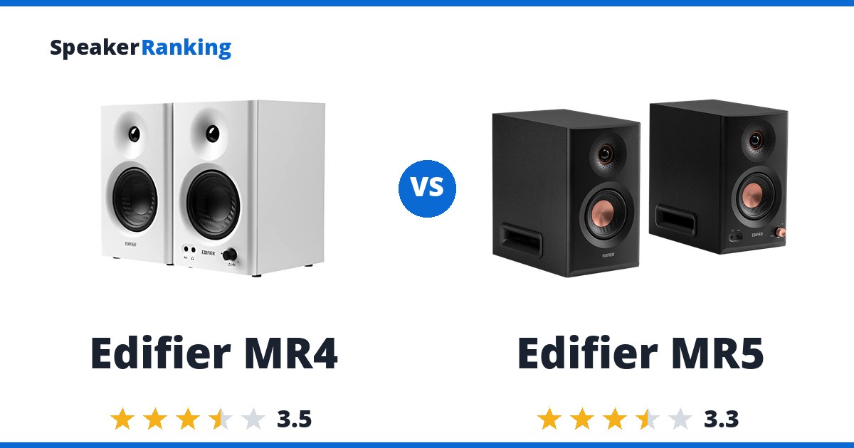 Edifier MR4 vs Edifier MR5