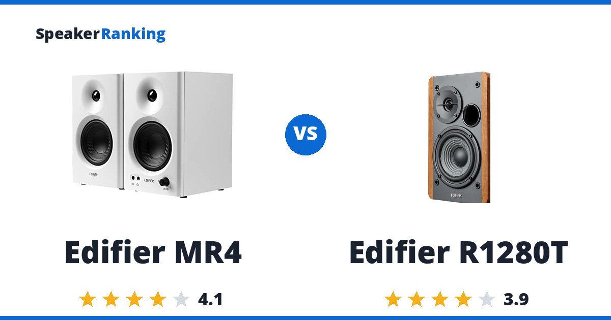 Edifier MR4 vs Edifier R1280T