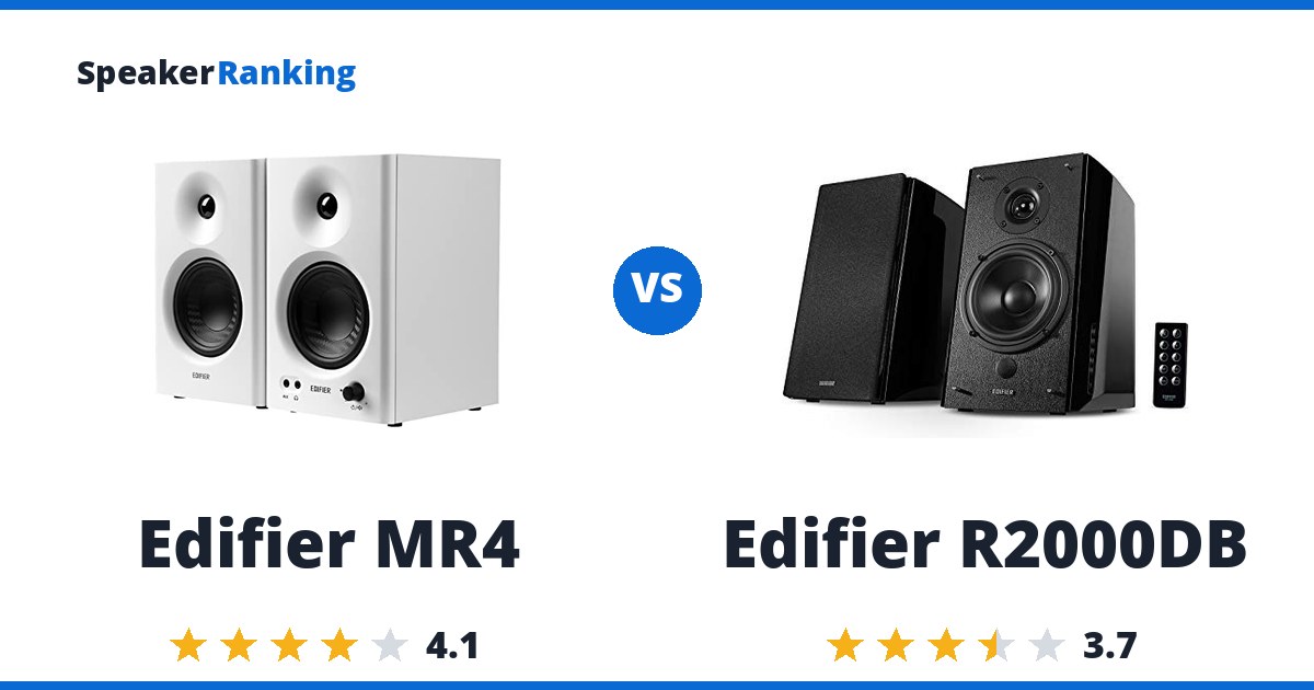 Edifier MR4 vs Edifier R2000DB