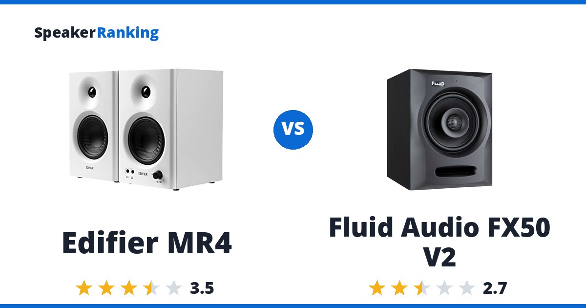 Edifier MR4 vs Fluid Audio FX50 V2