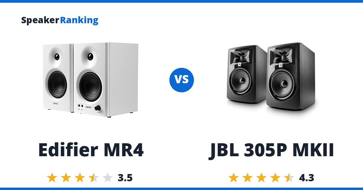Edifier MR4 vs JBL 305P MKII