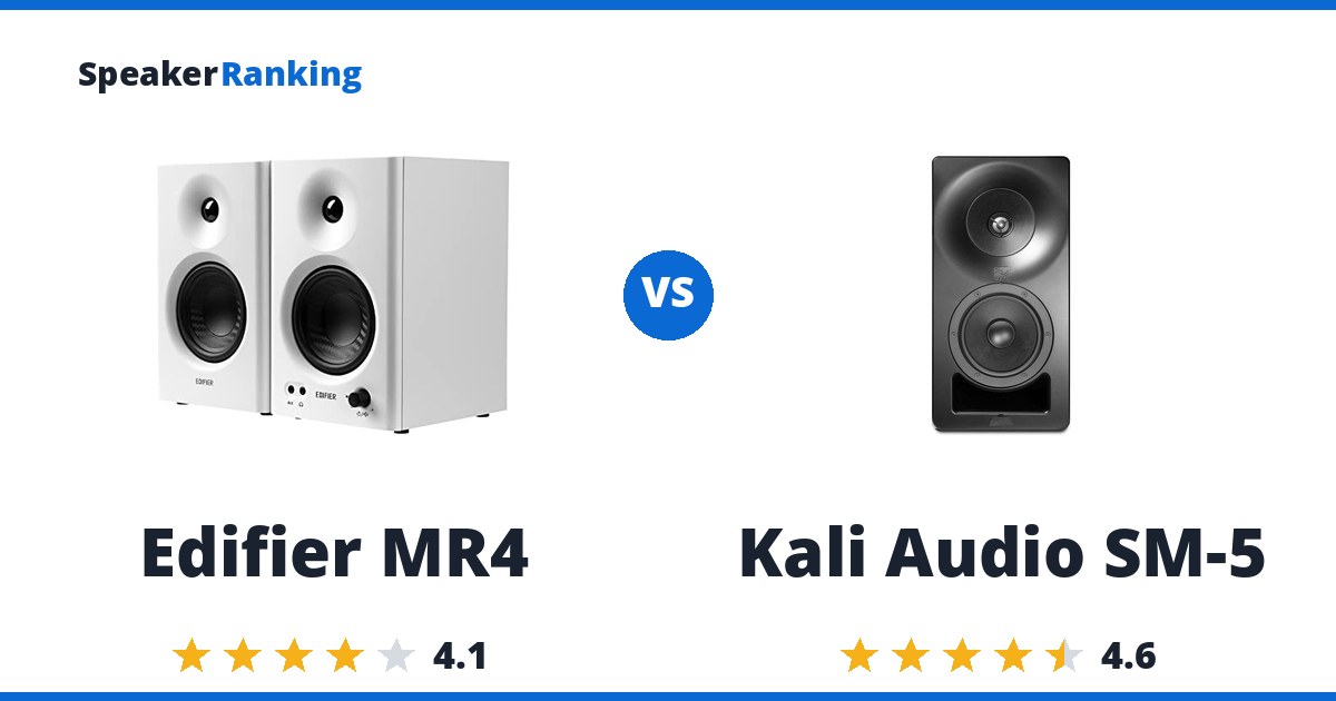 Edifier MR4 vs Kali Audio SM-5