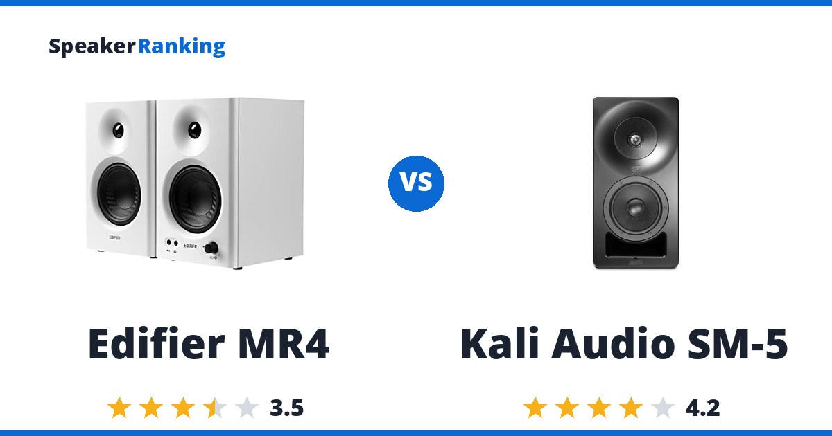 Edifier MR4 vs Kali Audio SM-5