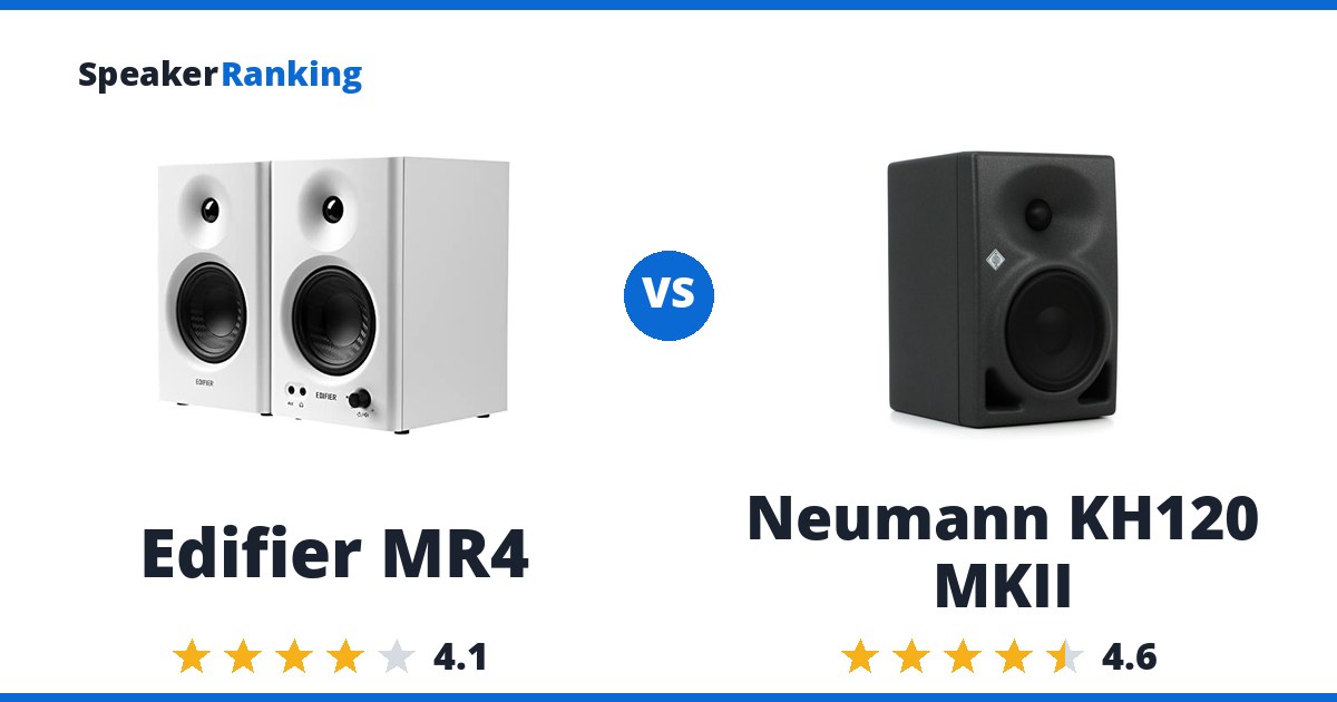 Edifier MR4 vs Neumann KH120 MKII