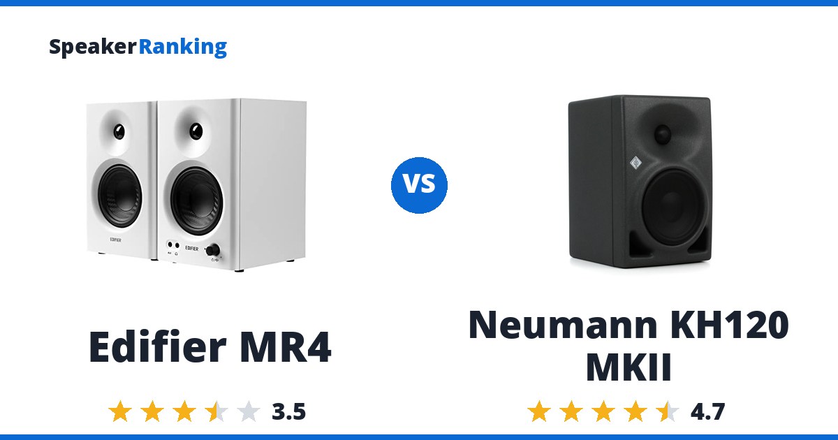 Edifier MR4 vs Neumann KH120 MKII