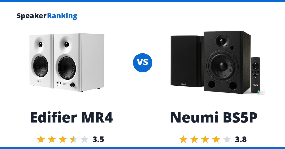 Edifier MR4 vs Neumi BS5P