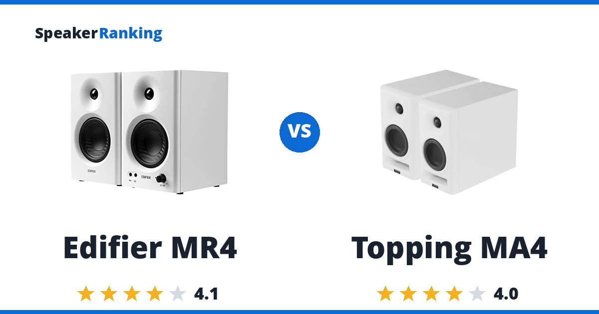 Edifier MR4 vs Topping MA4