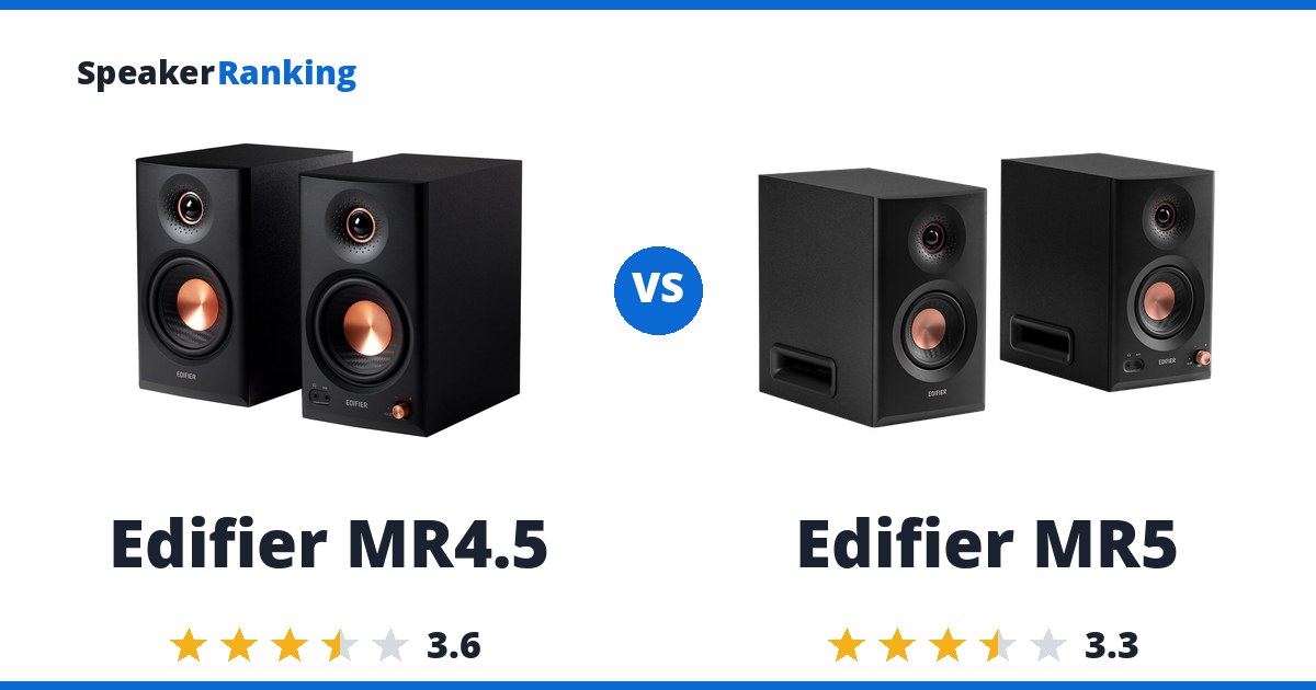 Edifier MR4.5 vs Edifier MR5