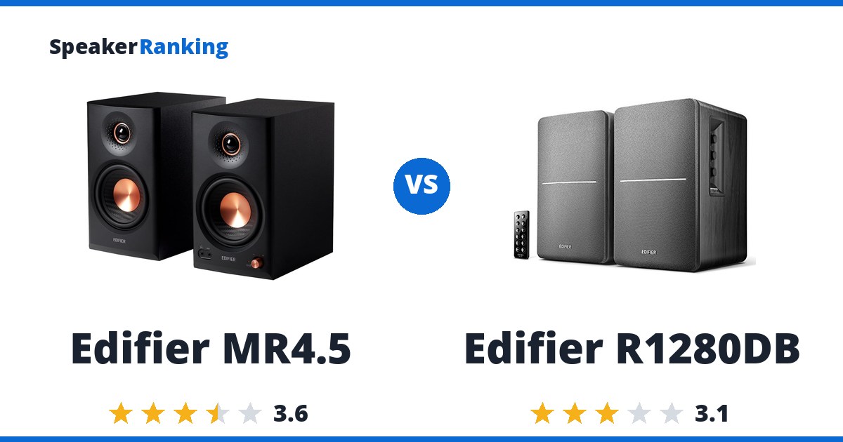 Edifier MR4.5 vs Edifier R1280DB