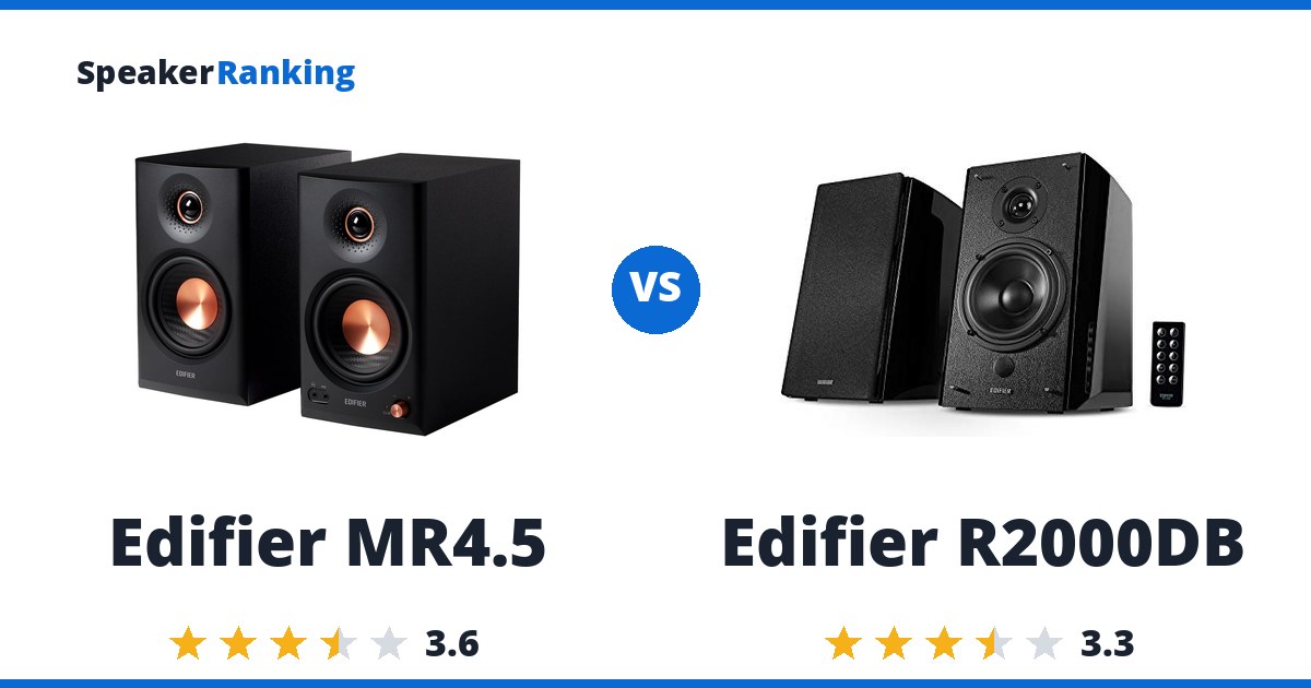 Edifier MR4.5 vs Edifier R2000DB